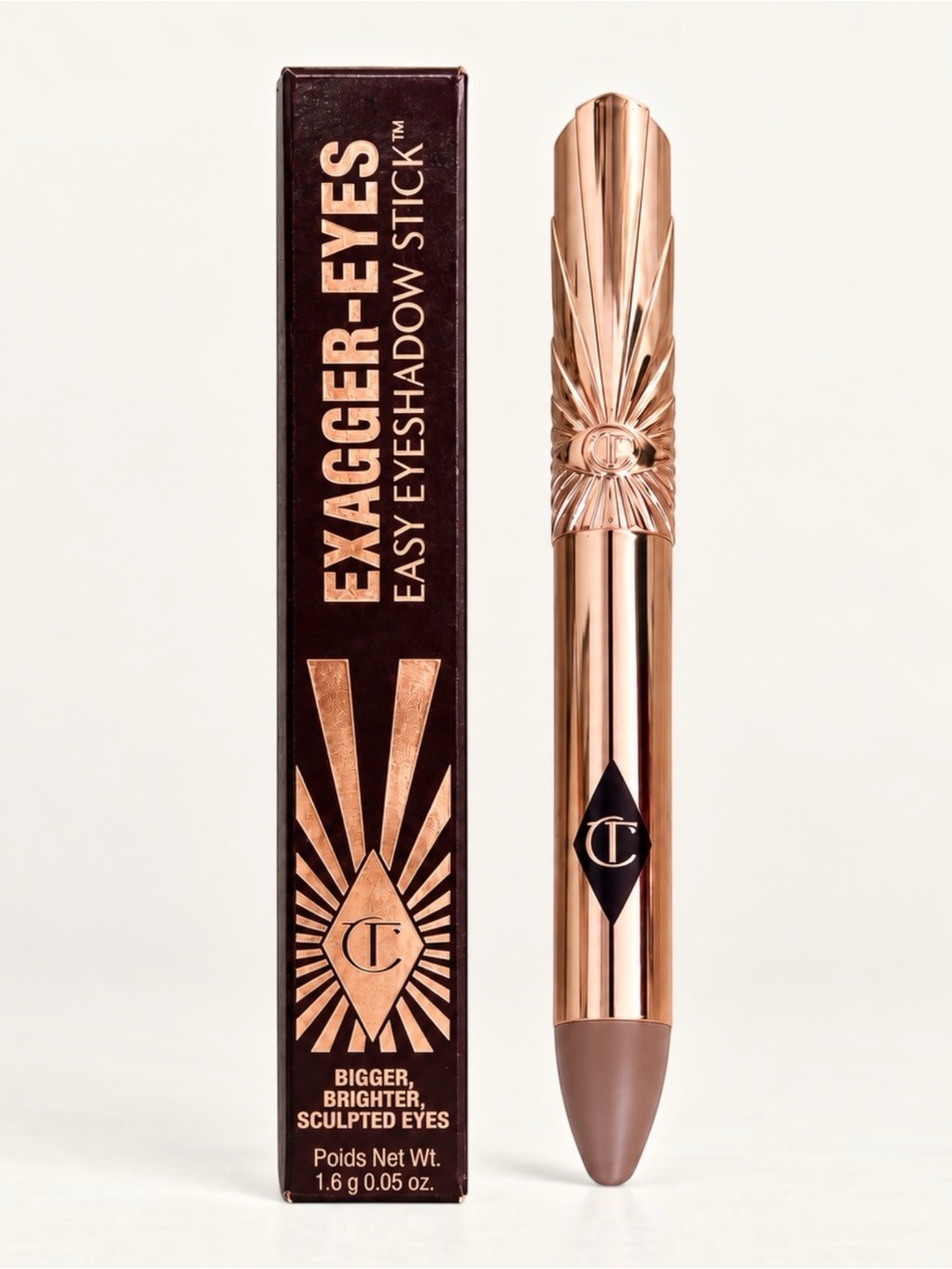 Charlotte Tilbury Exagger-Eyes Easy Eyeshadow Stick Cashmere Sculpt NIB